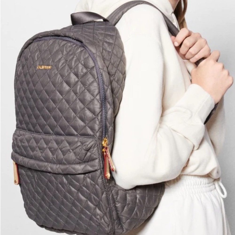 MZ Wallace Metro Deluxe Backpack in Magnet